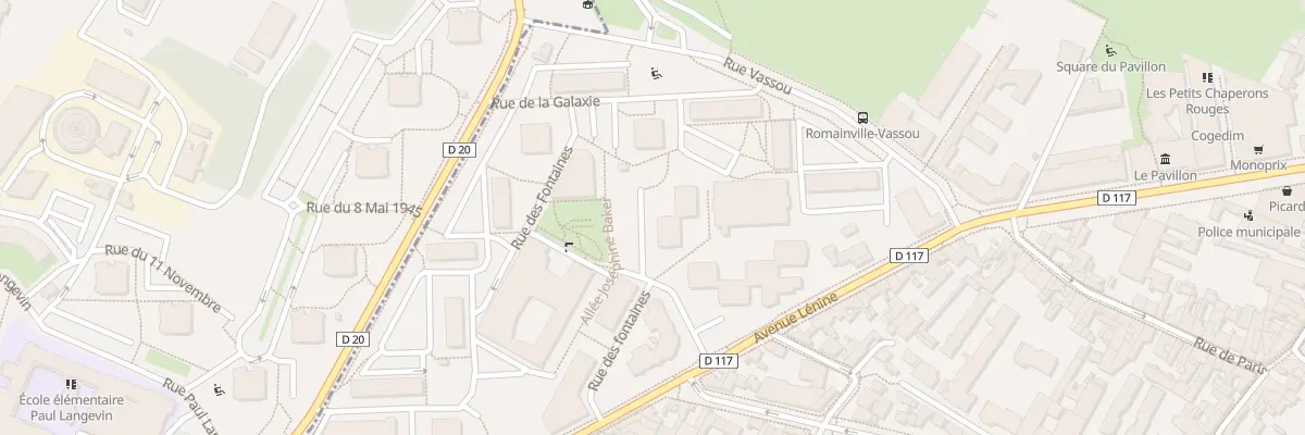 Plan du 32 Av Lénine à Romainville