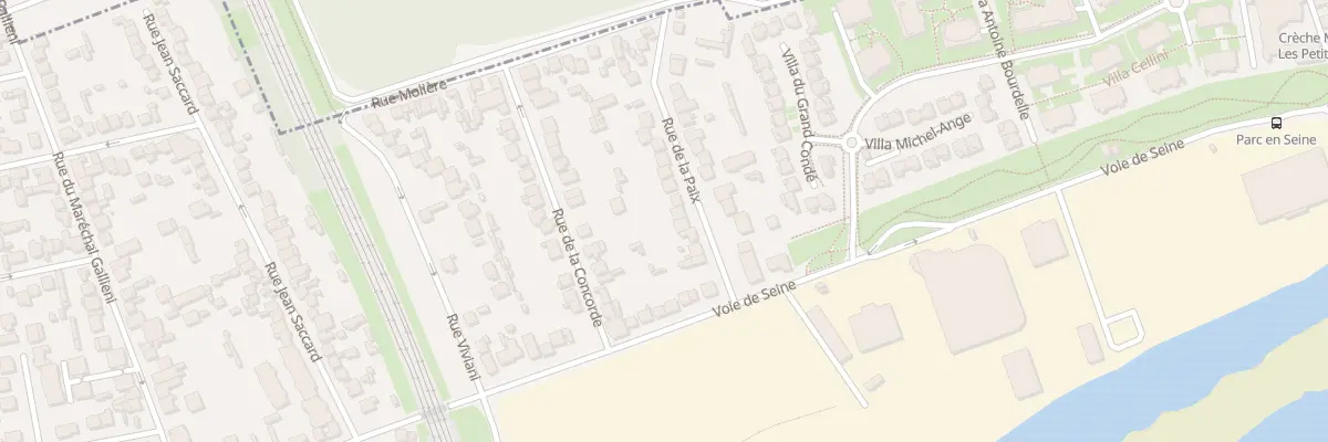 Plan du 9B Rue de la Paix à Villeneuve-le-Roi