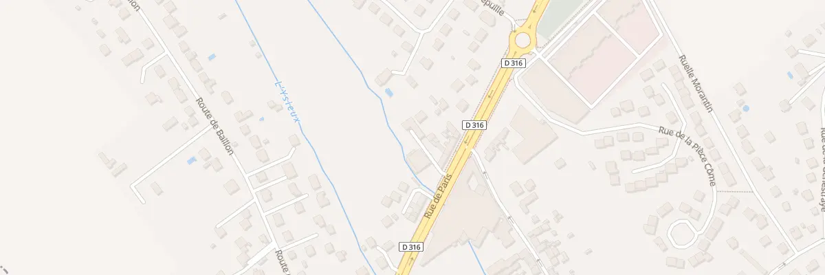Plan du 32T Rue de Paris à Chaumontel
