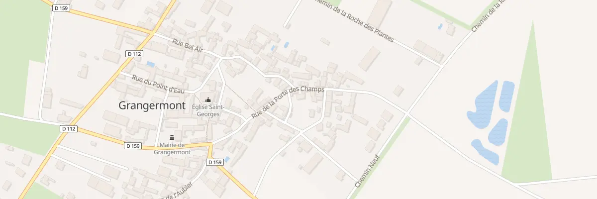 Plan du 16 Rue de la Porte des Champs à Grangermont