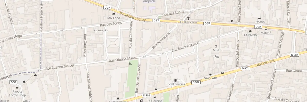 Plan du 119 Rue Parmentier à Montreuil