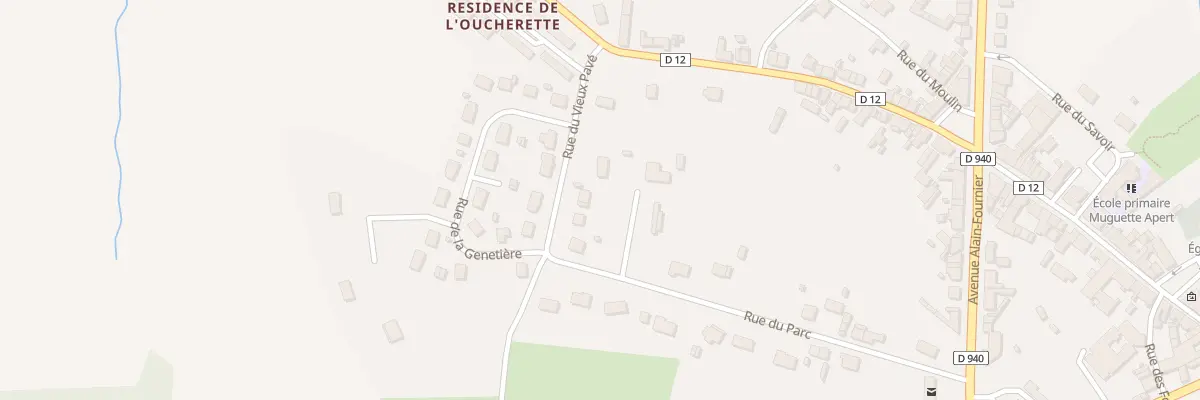Plan du 13B Rue du Pave à La Chapelle-d’Angillon