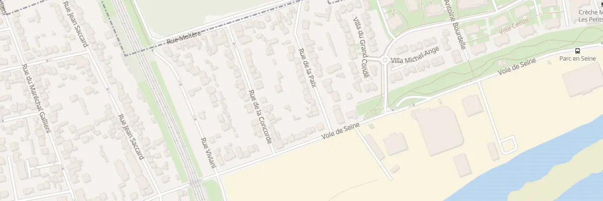 Plan du 9 Rue de la Paix à Villeneuve-le-Roi