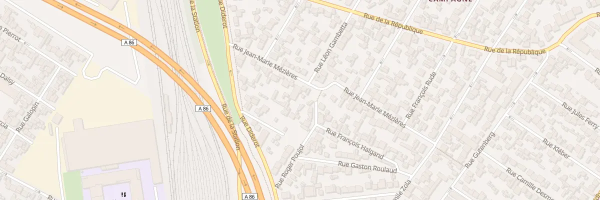 Plan du 43 Rue Jean Marie Mezieres à Drancy