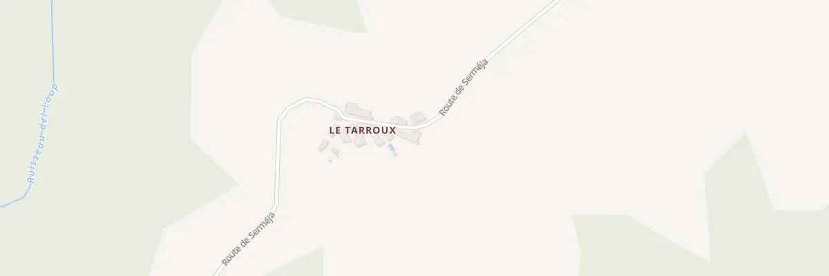 Plan du 5006 Tarroux Hameau à Saint-Michel-Labadié