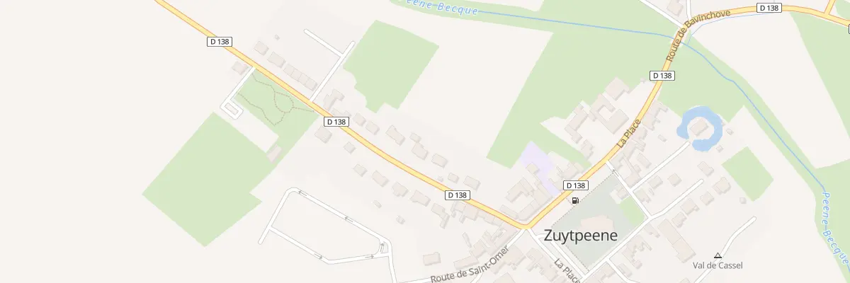 Plan du 138 Rte de Noordpeene à Zuytpeene