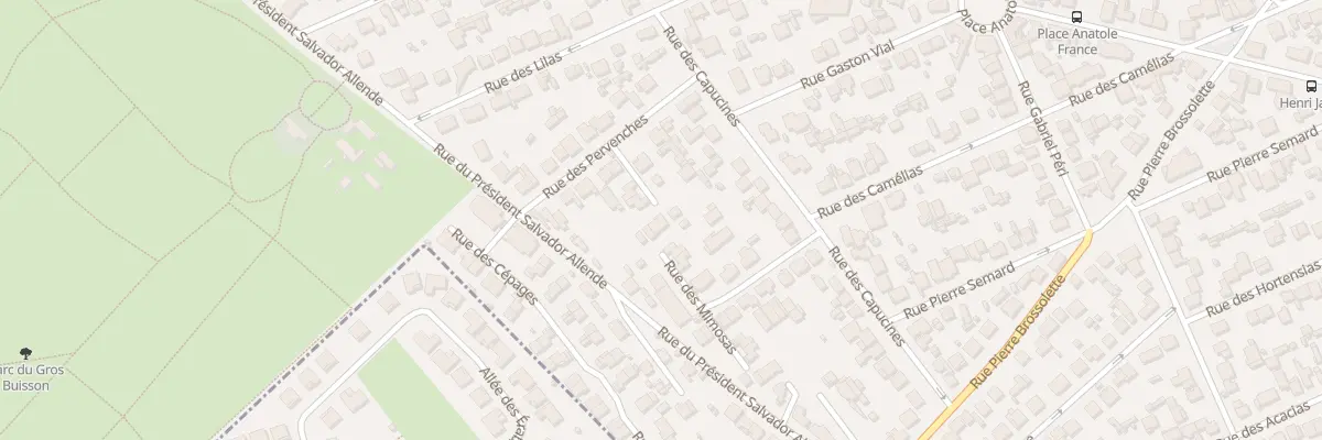 Plan du 8T Rue des Pervenches à Vigneux-sur-Seine