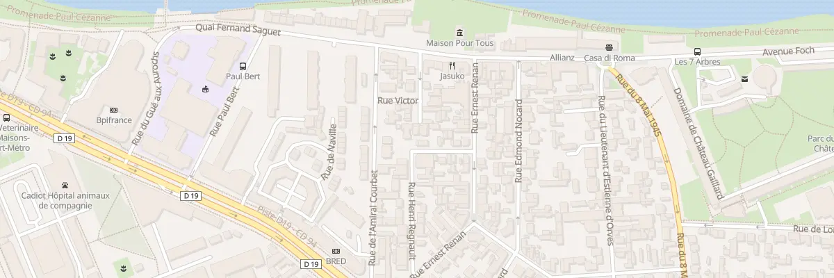 Plan du 6 Rue Henri Regnault à Maisons-Alfort