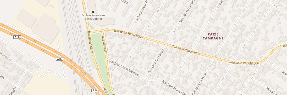 Plan du 103 Rue Edouard Vaillant à Drancy