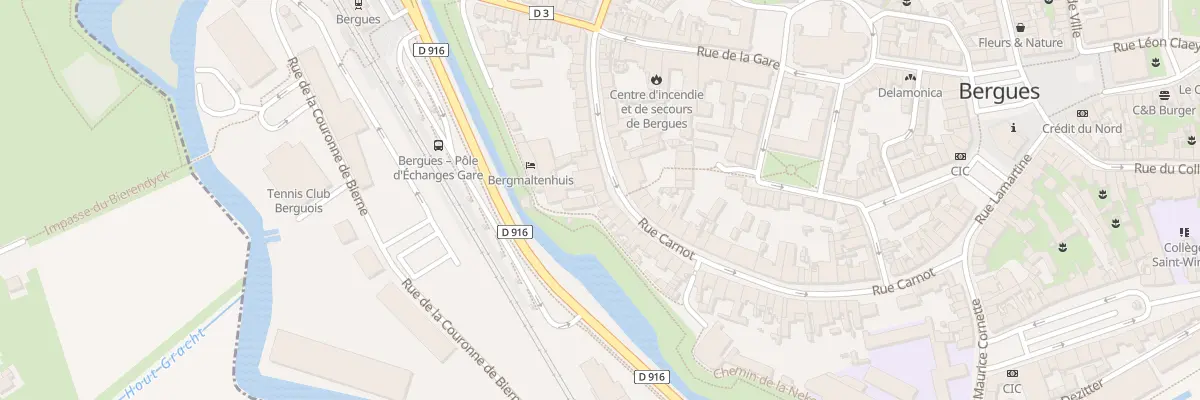 Plan du 23 Rue Carnot à Bergues