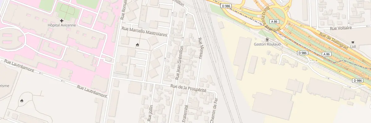 Plan du 19 Rue Jean Grémillon à Bobigny
