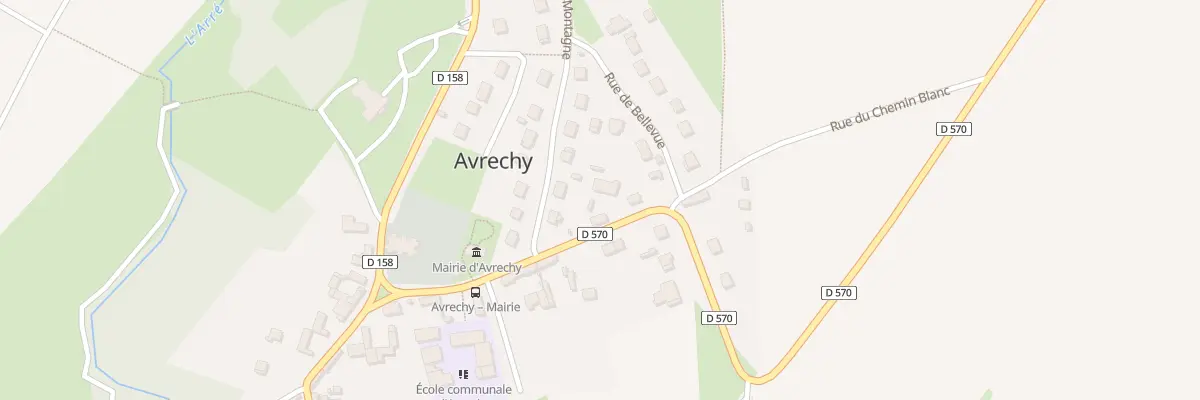 Plan du 1 Rue de la Croix Adam à Avrechy