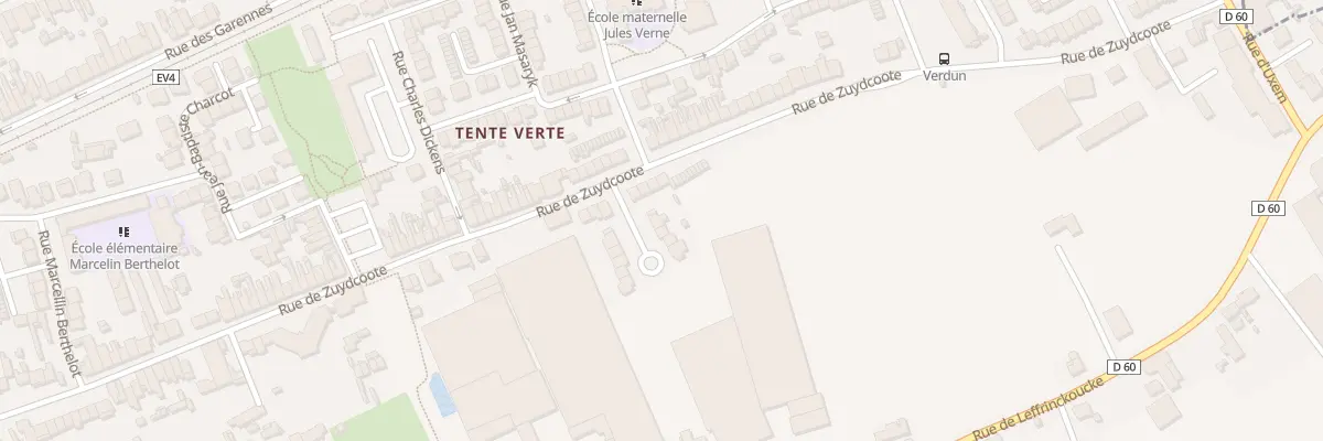 Plan du 29 Rue Arsène Bossu à Dunkerque