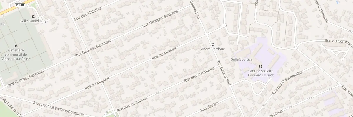 Plan du 50 Rue du Muguet à Vigneux-sur-Seine