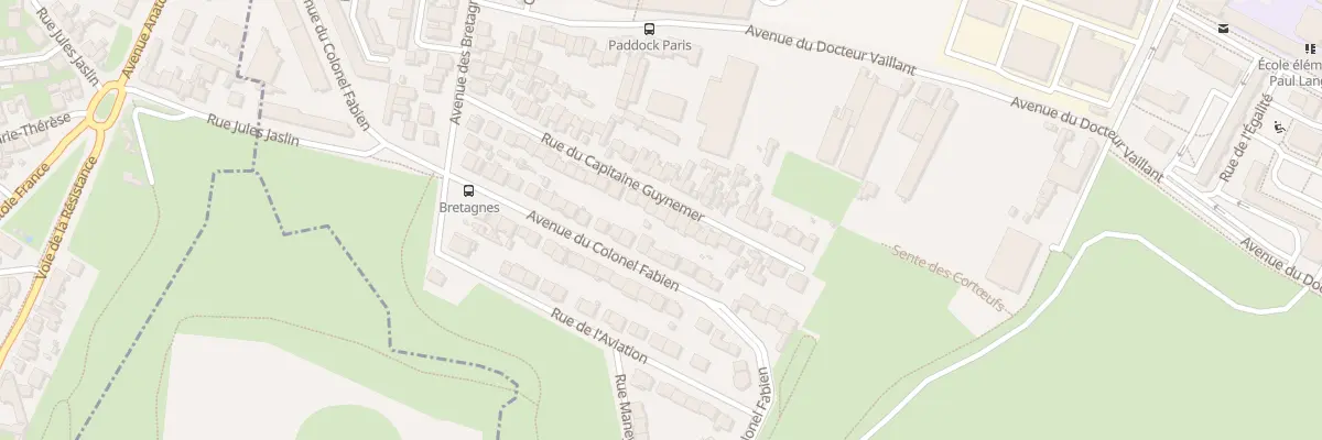 Plan du 34 Rue Capitaine Guynemer à Romainville