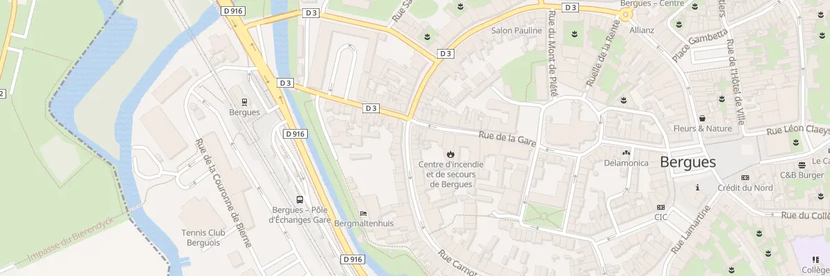 Plan du 6 Rue Carnot à Bergues