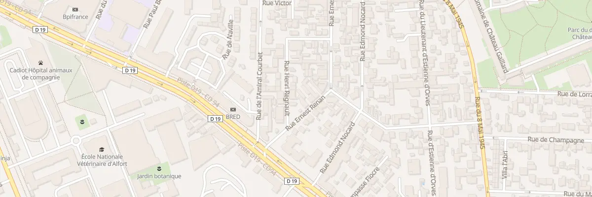Plan du 19 Rue Henri Regnault à Maisons-Alfort