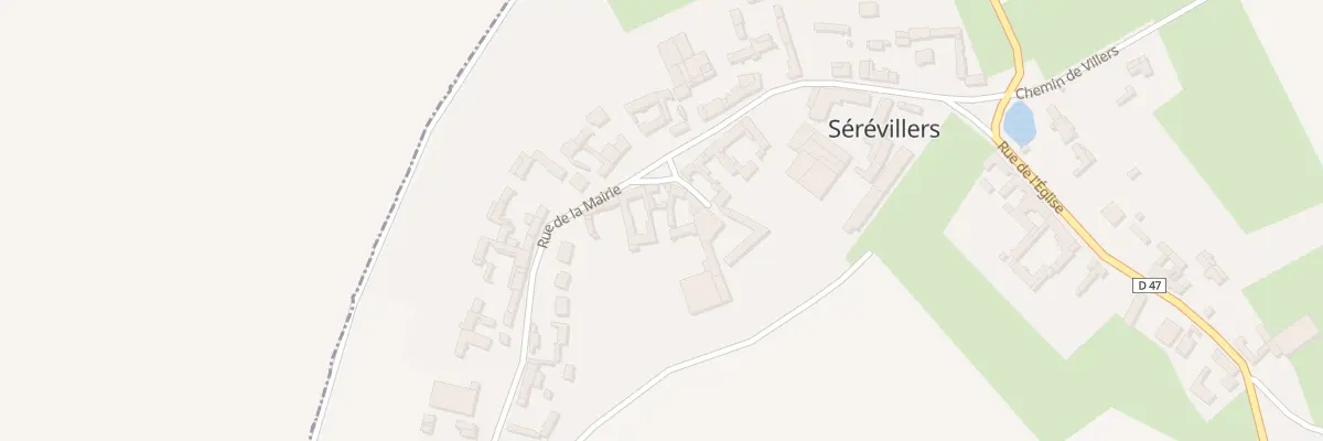 Plan du 27 Rue de la Mairie à Sérévillers
