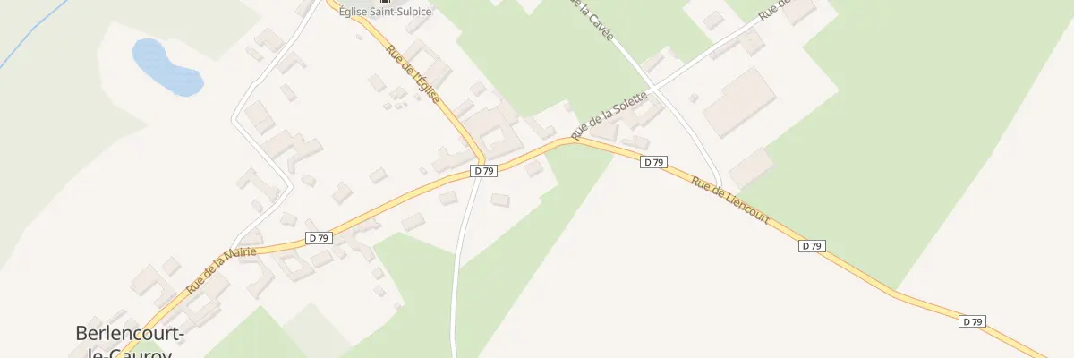 Plan du 36 Rue de Liencourt à Berlencourt-le-Cauroy
