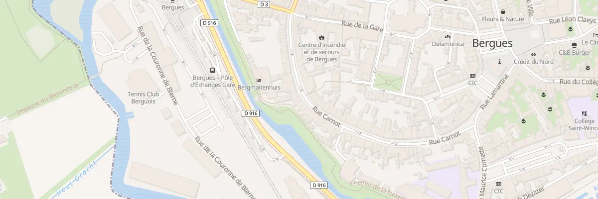 Plan du 25 Rue Carnot à Bergues