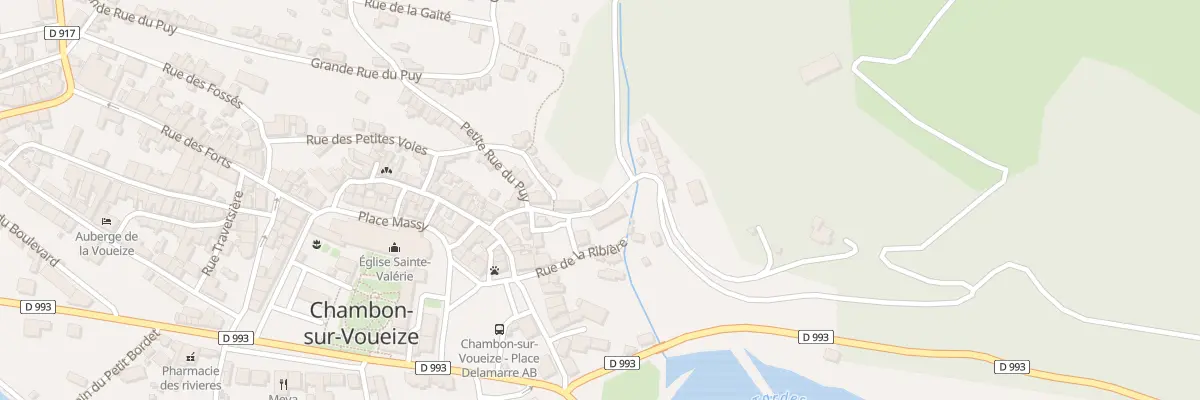Plan du 15 Vte Vieille Route de Budeliere à Chambon-sur-Voueize