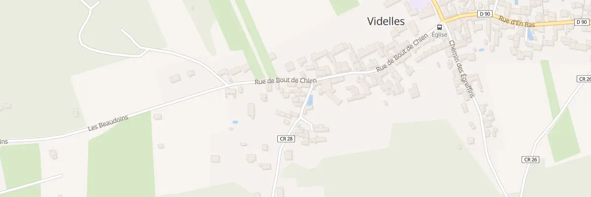 Plan du 6 Che des Lavandières à Videlles