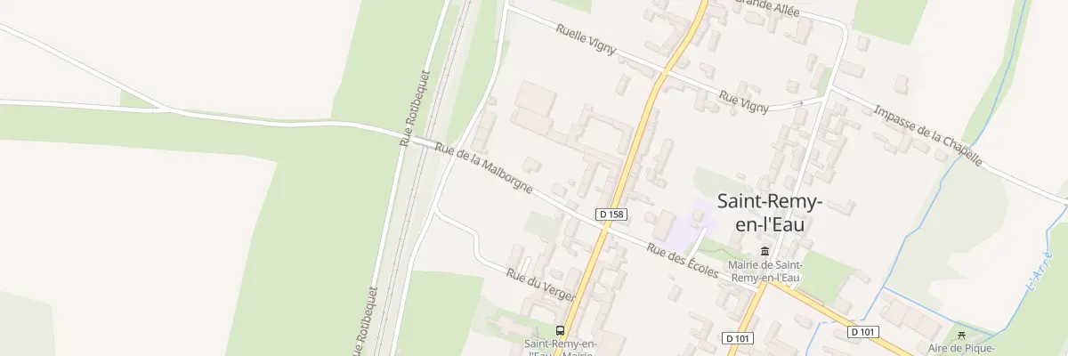 Plan du 4 Rue de la Malborgne à Saint-Remy-en-l’Eau