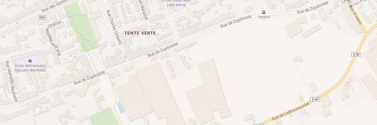 Plan du 41 Rue Arsène Bossu à Dunkerque