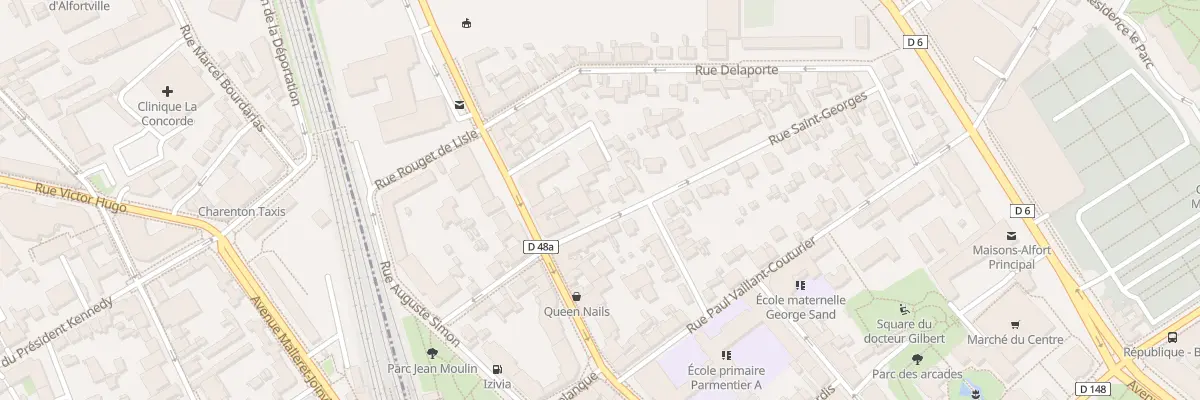 Plan du 19 Rue Saint-Georges à Maisons-Alfort