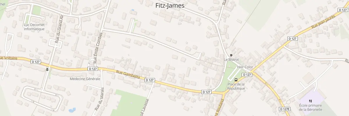Plan du 11 Rue Etienne Dolet à Fitz-James