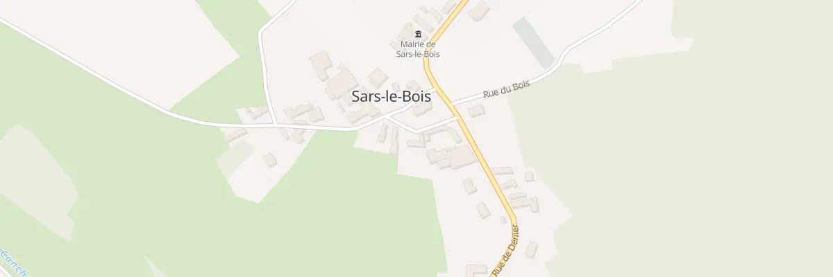 Plan du 45 Rue de l’Eglise à Sars-le-Bois