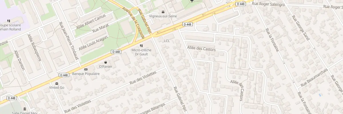 Plan du 5 Rue Gabriel Péri à Vigneux-sur-Seine
