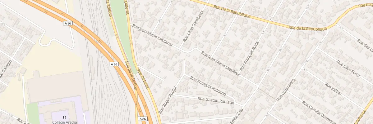 Plan du 32 Rue Francois Halgand à Drancy
