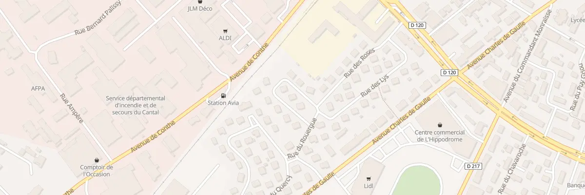 Plan du 5 Rue des Iris à Aurillac