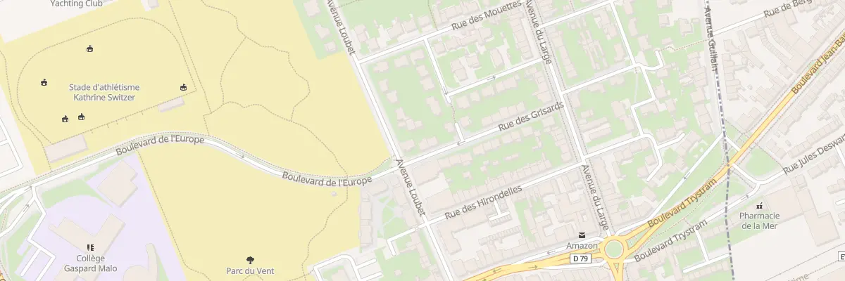 Plan du 29 Rue des Grisards à Dunkerque