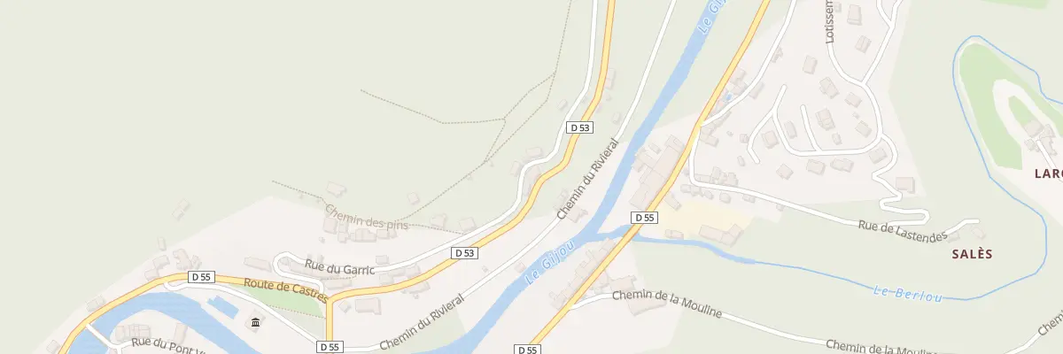 Plan du 7 Rue des Maquisards à Vabre
