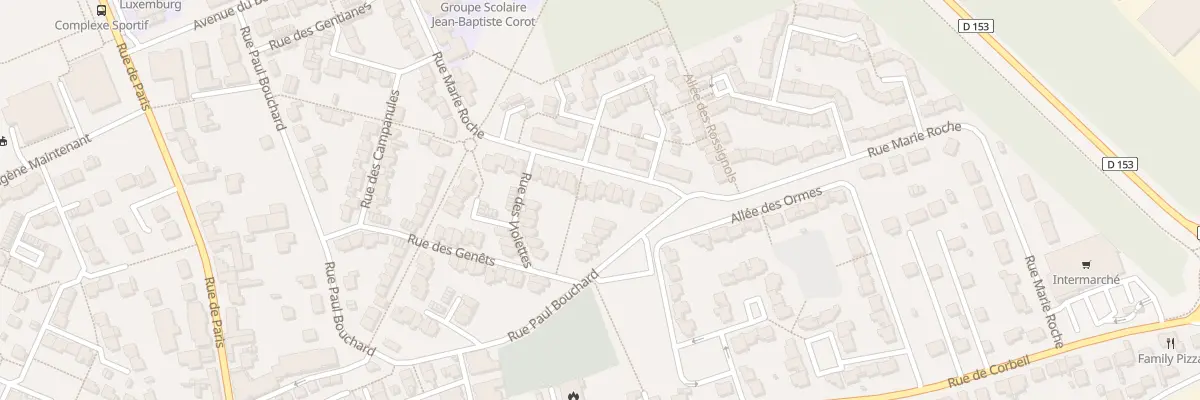 Plan du 64 Rue Marie Roche à Lisses