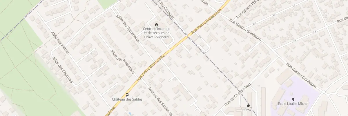 Plan du 308 Rue Pierre Brossolette à Draveil