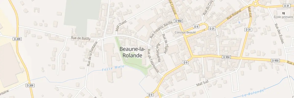 Plan du 1 Rue du Colonel Boisson à Beaune-la-Rolande