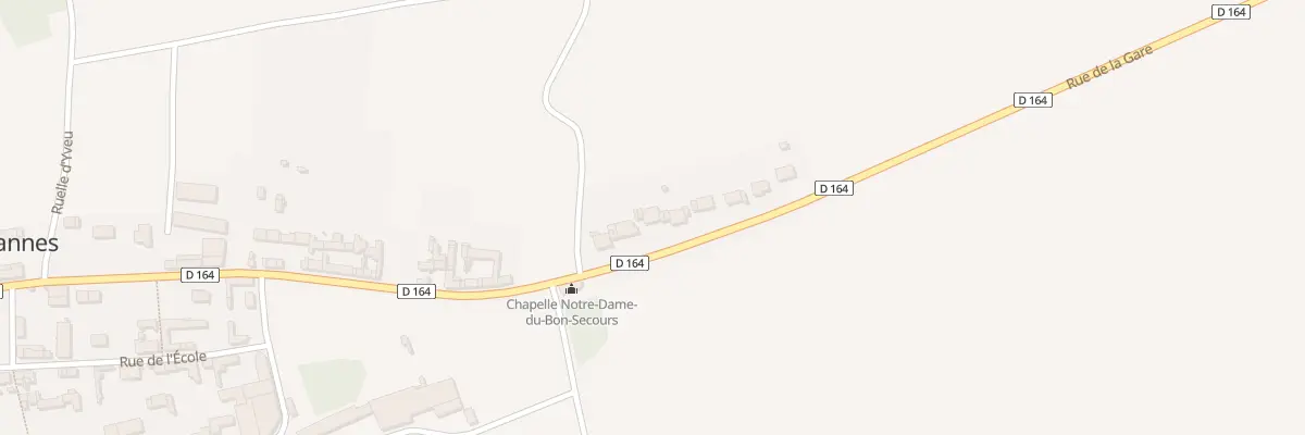 Plan du 47 Rue de la Chapelle à Gannes