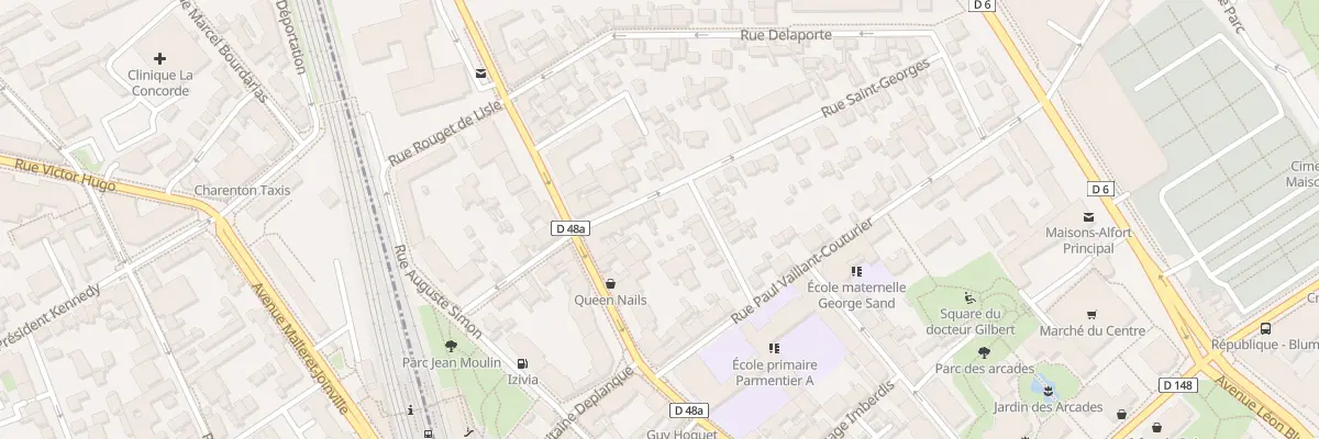 Plan du 20 Rue Saint-Georges à Maisons-Alfort