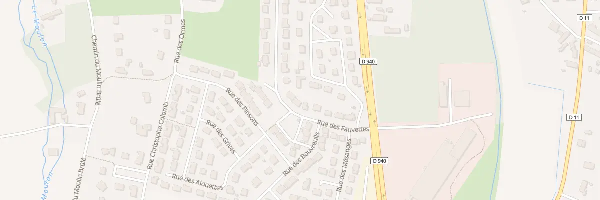 Plan du 12 Rue des Fauvettes à Fussy