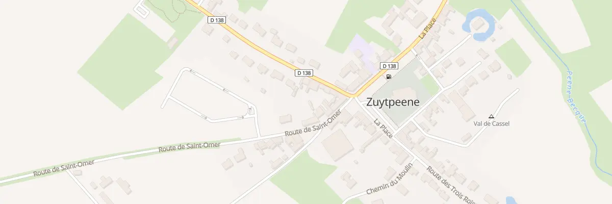 Plan du 53 Rte de Noordpeene à Zuytpeene