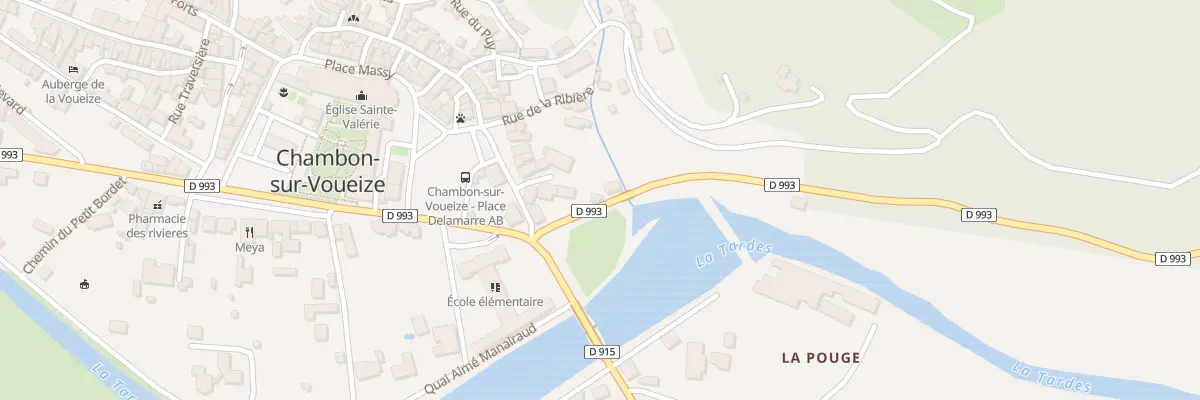 Plan du 7 Rte de Montluçon à Chambon-sur-Voueize