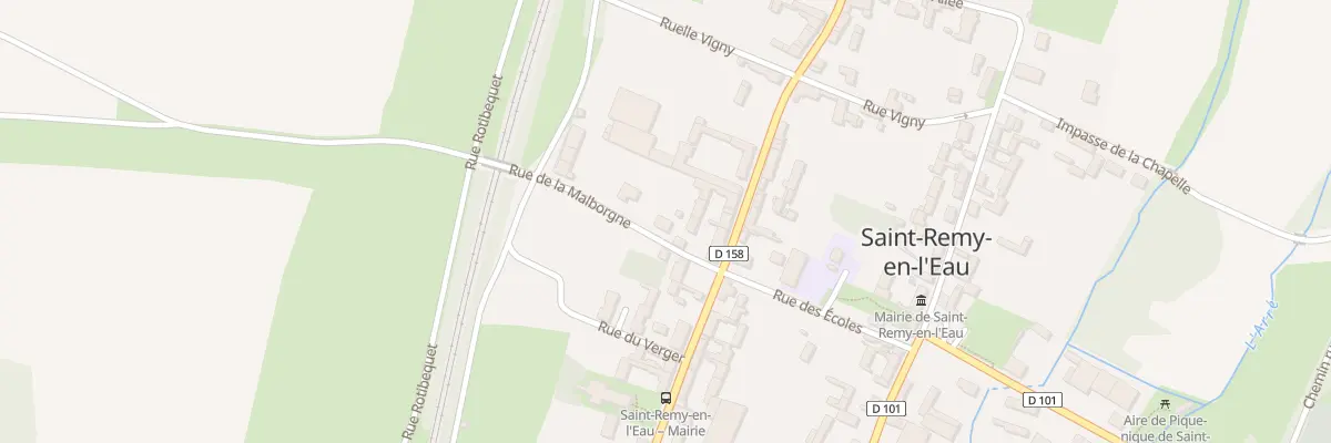 Plan du 2B Rue de la Malborgne à Saint-Remy-en-l’Eau
