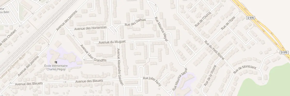 Plan du 3 Rue des Marguerites à Gonesse