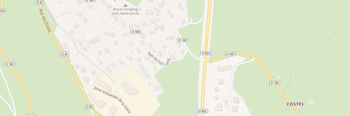 Plan du 22 Rue du Pré Long à Saint-Cernin