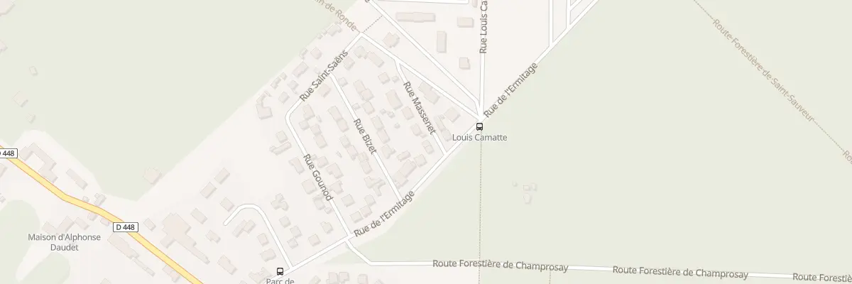Plan du 1B Rue Massenet à Draveil