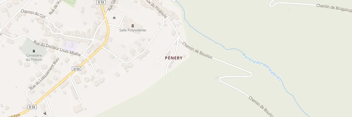 Plan du 5 Rue Penery à Vabre