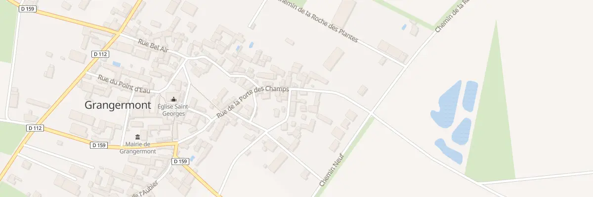 Plan du 22 Rue de la Porte des Champs à Grangermont